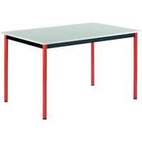 All-purpose rectangular table - Melamine top - Length 160 cm
