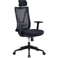 Mesh office chair with adjustable armrests