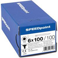 Box of 200 TX wood disc head screws, diameter 6 mm - SpeedPoint