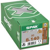 Box of 50 wood screws Ø 8 mm with TX disc head - Spax