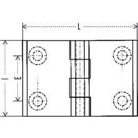 L: lengthl: widthE: attachment hole spacing