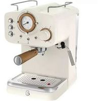 Swan Automatic Espresso Coffee Machine - White - Retro Design