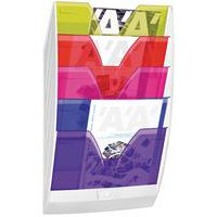 Wall-mounted document holder - 5 compartments - CEP