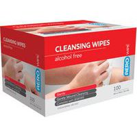 Saline Cleansing Wipes - Box of 100 - AeroWipe - First Aid