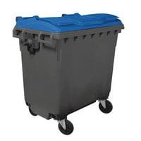 4-wheel waste container - 770 L - Mobil Plastic