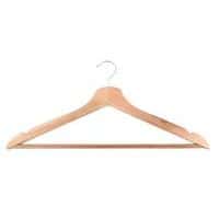 Natural wood coat and trouser hanger - Set of 5 - Vepabins