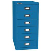 Bisley Metal Office Filing Cabinet  - Six Drawers - Various Colours