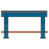 Workbench 151 - Formica finish worktop and adjustable legs