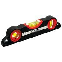 Nivoliner short magnetic spirit level with rotating vial - Mob