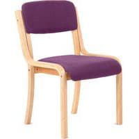Reception Chairs - Beech Wooden Frame - Fabric Seat & Back - Dynamic