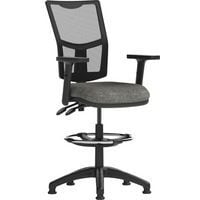 Operator Office Chair - Ergonomic - Fabric Seat & Mesh Back - Eclipse