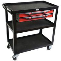 3-shelf tool cart with 2 drawers - 270 kg capacity - SAM
