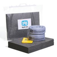 Universal absorbent safety kit in bag, 26.5 l