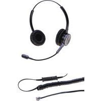 Binaural micro flex noise cancelling headset - Dacomex