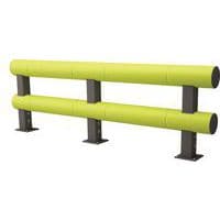 Low Level Double Bumper Barriers - Warehouse Safety - Brandsafe