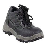 Black Unisex S1P ESD Split Leather Mid Boots - Size 35-52 -Portwest UK