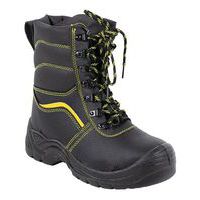 Black Unisex S3 Fur Lined High Safety Boots - Size 37-48 - Portwest UK