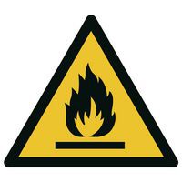 Hazard sign - Flammable materials hazard - Rigid