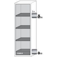 S-CLASSIC90 Cabinet Door support - Retention tray - 596mm - Asecos