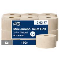 Toilet paper - Mini Jumbo - Natural - T2 Advanced