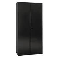 Tall, self-assembly cabinet with hinged doors - Width 100 cm - Manutan Expert