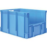 European standard stackable container - Solid base and walls with 1/2 opening - Length 800 mm - 144 l