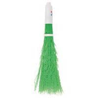 Synthetic fibre sweeping brush - Green - Manutan Expert