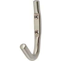 Bar Single Coat Hook - Satin Stainless Steel