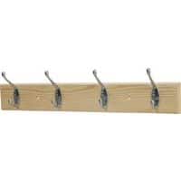 Coat or Changing Room 4 Hook Rack