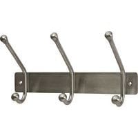 Jedo Hat & Coat Hook Rack - Satin Stainless Steel - Hardware