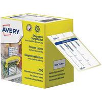 Pre-printed food traceability freezer labels - Pack of 200 - Avery