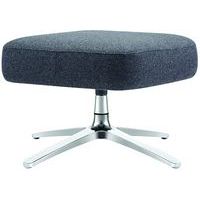 Grey Fabric Visitor/Reception Footstool Accessory - Dynamic Sofia