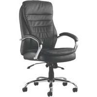 High Leather Executive Home/Office Chair - Mobile & Ergonomic - Rocky