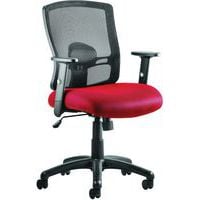 Mesh Home/Office Chair - Ergonomic & Mobile - Fabric Seat - Portland