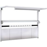 Bott Cubio 2000mm Frame Kit. Light, Shelf, Power Rail & Perfo Panel