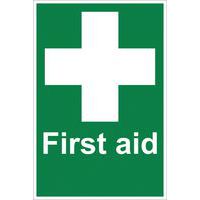 First Aid Room - Vinyl Sign 300x200mm HxW