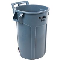 BRUTE® round container with wheels - Grey - 167 l - Rubbermaid