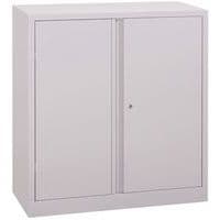 Compact, single-unit cabinet with hinged doors - Height 100 cm - Manutan Expert