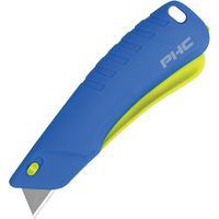 Utility Knife - Light Weight -Auto Retracting Blade -Squeezable Handle