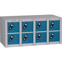 Mini Box Locker Unit - 8 Cabinets Long & 2 Cabinets Tall - Probe