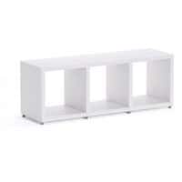 Cube Shelf Storage System - White Or Oak Wood Unit - 1-36 Cubes - Boon