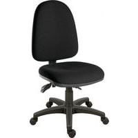 Home/Office Fabric Chair - Medium Back - Swivel Wheels - Ergo Trio UK