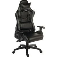 Black PU/PVC Mobile Gaming Chair - Ergonomic Racing Style -Yokohama UK