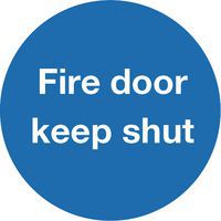 Fire Door Keep Shut - Sign