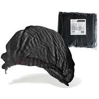 Black disposable cap, HACCP compliant and food-safe
