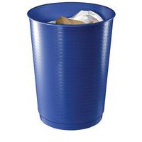 Waste paper bin, cobalt blue - 40 l - CEP