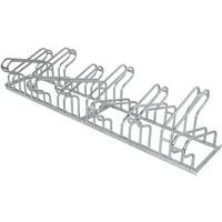 Cycle Rack for 6 to 12 Bicycles - Double-Sided - Steel - 64mm Tyres