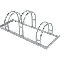 Cycle Rack For 2 or 3 Bicycles - Hot Dip Galvanised Steel - 64mm Tyres