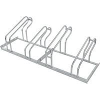 Cycle Rack for 2 to 6 Bicycles - Single-Sided - Steel - 64mm Tyres