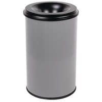 Metal Waste Bin - Fire Retardant - 20-110l - Black Or Grey - Manutan Expert